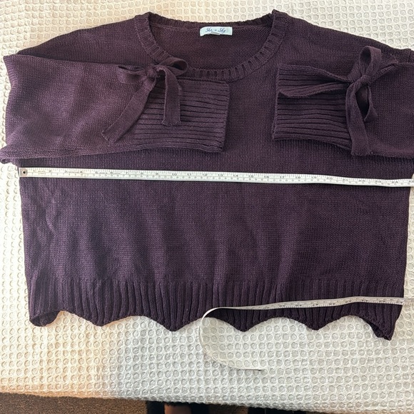 She + Sky Oversize Beach Sweater size M - Picture 4 of 6